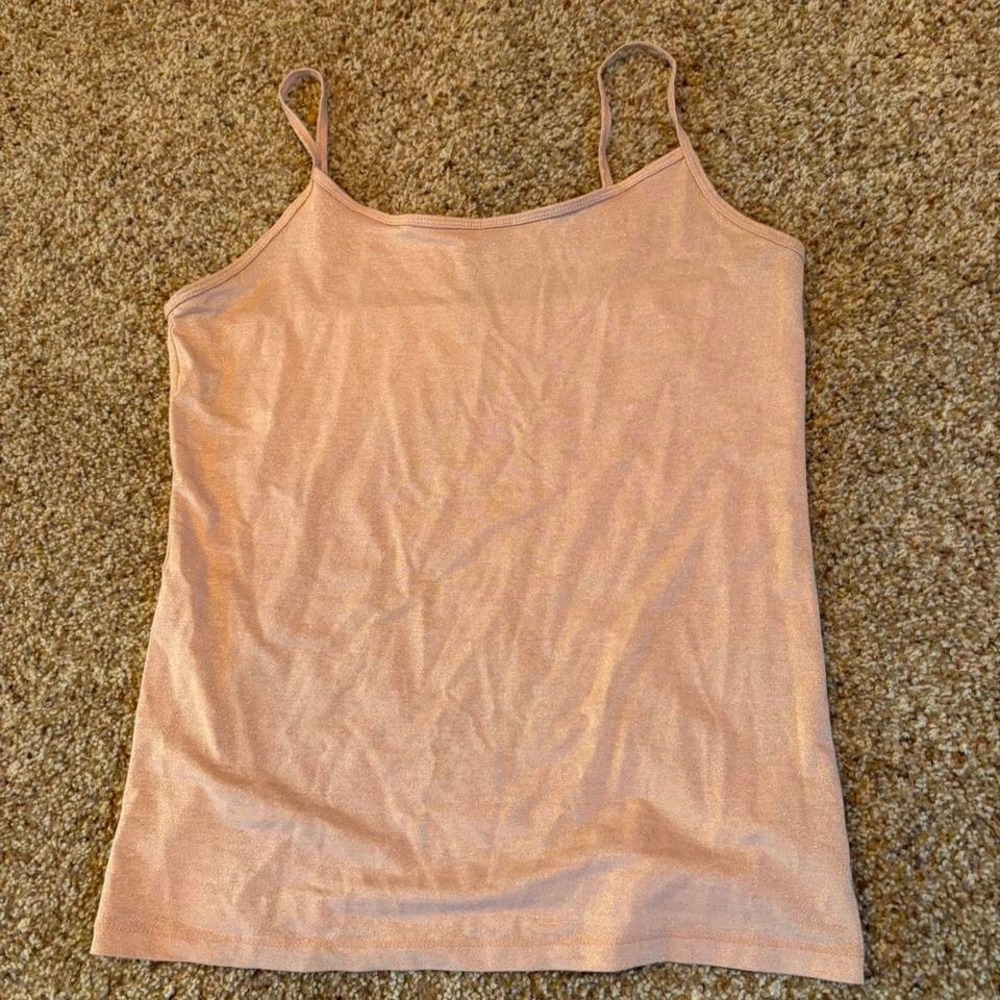 Y2K glittery Aeropostale pink tank top Size L